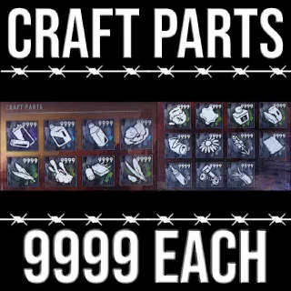 9999 All Crafting Parts