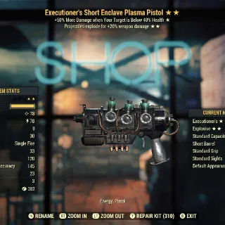 EE Enclave Plasma Pistol