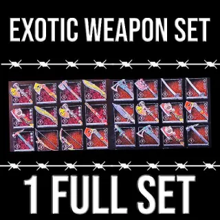1 Set Exotic Weapons