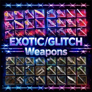 Exotic And Glitched Weapons Pack