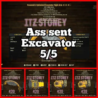 5/5 Ass Sent Excavator