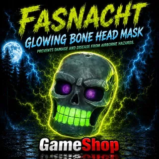Glowing Bone Skull Mask