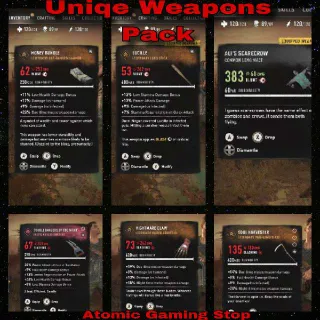 🧐Uniqe Weapons Pack🧐