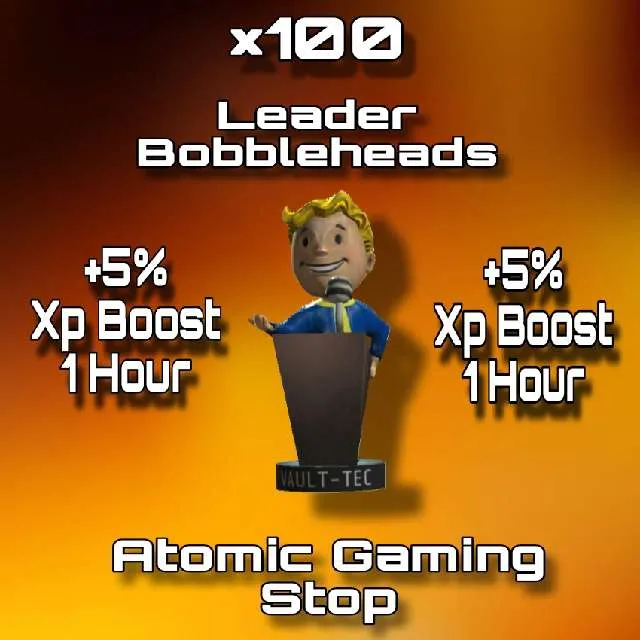 100 Leader Bobbleheads - Fallout 76 Game Items - Gameflip