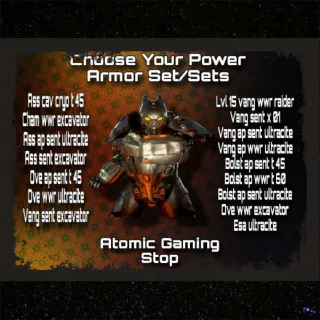 Choose Your Power Armor