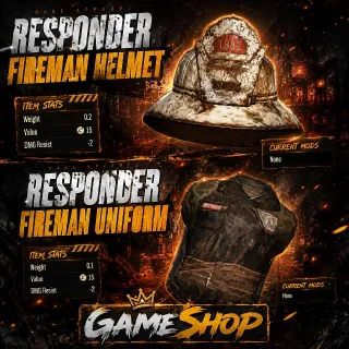 Responder Fireman Set