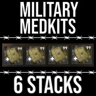 6 Stack Military Medkits
