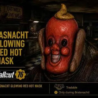 Glow Red Hot Mask