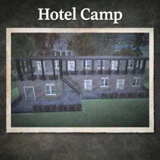 Hotel Camp Build Full Decorations