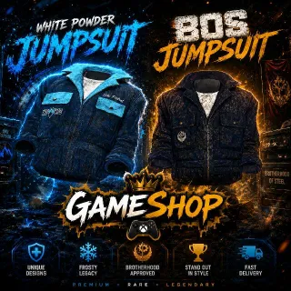 Bos And White Powder Jumpsuit