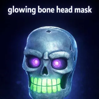 Cheap New Glowing Bone Head Mask