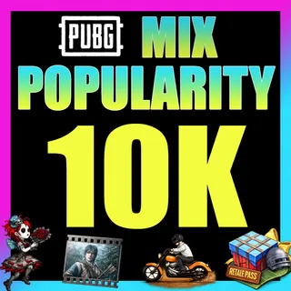 10K (10000) MIX POPULARITY ✅ SUPER FAST DELIVERY