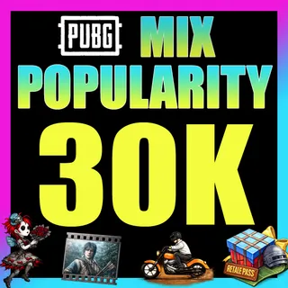 30K (30000) MIX POPULARITY ✅ SUPER FAST DELIVERY