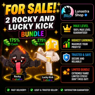 2 ROCKY AND LUCKY KICK BUNDLE