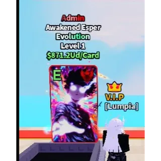 AWAKENED ESPER EVOLUTION / CHEAP ANIME CARD FARM / CHEAPEST NEWEST CARD LAST IN INDEX
