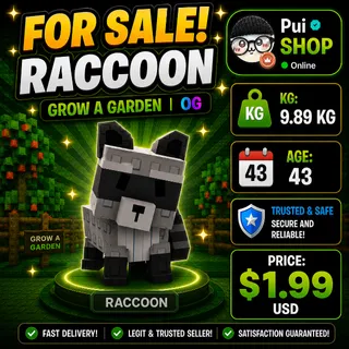 Raccoon | Grow a Garden