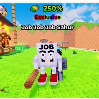  JOB JOB JOB SAHUR 250% CASH | EXCLUSIVE