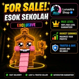 ESOK SEKOLAH 250% | EXCLUSIVE BRAINROT | KICK A LUCKY BLOCK