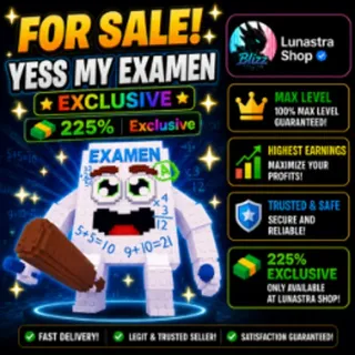 YESS MY EXAMEN EXCLUSIVE BRAINROT CHEAP ONLY