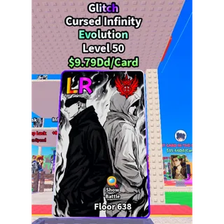 CURSED INFINITY GLITCH 9.79DD EVOLUTION / CHEAP ANIME CARD FARM 