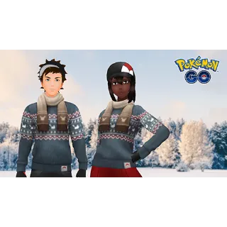 Pokemon Go: Holiday Sweater + Scarf