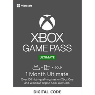 Xbox Game Pass Ultimate 1 month Membership. Auto delivery. New XBOX Game Pass users only!