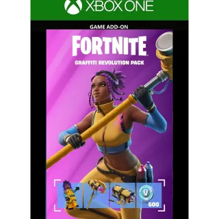 Fortnite - Graffiti Revolution Pack + 600 V-Bucks