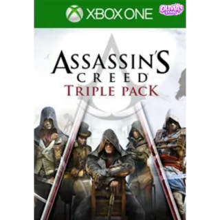 Assassin's Creed Triple Pack: Black Flag, Unity, Syndicate