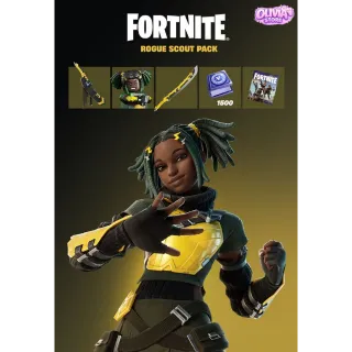 Fortnite - Rogue Scout Pack + 1,500 V-Bucks