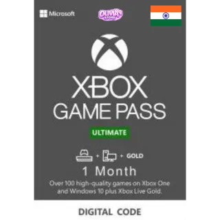Xbox Game Pass Ultimate 1 Month India Key