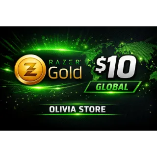  $10 USD Razer Gold Gift Card GLOBAL