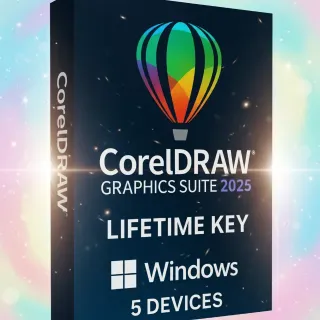 CorelDRAW Graphics Suite 2025 – Lifetime Key 5 PC (Windows)