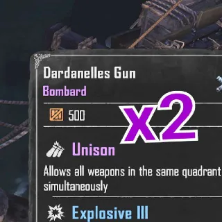 Dardanelles Gun X2