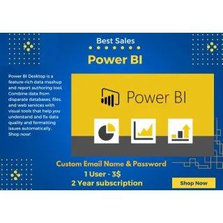 Power BI 1 User | 2 Year | Account