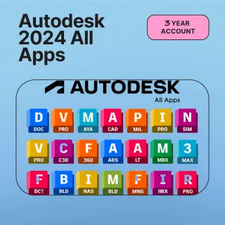 AUTODESK ALL APPS 2022-2025 Official Edu. License (3 Years /2 PC)