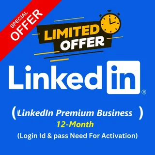 LinkedIn Premium Business - 12-Month Subscription (Global Access)