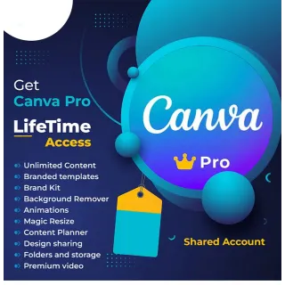 Canva pro edu lifetime [Instance Delivery]