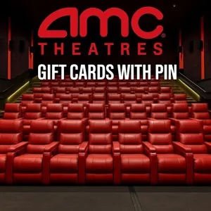 $40.00 AMC Theatres Giftcard With Pin 40$