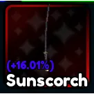 Anime Dungeons - Sunscorch 17%+ [WARRIOR WEAPON] [SECRET]