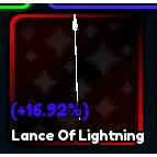 Anime Dungeons - Lance of Lightning 17%+ [MAGE WEAPON] [SECRET]