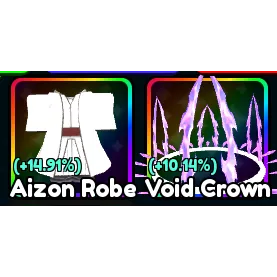 Anime Dungeons - Aizon Robe & Void Crown [MAGE SET]