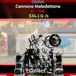 max level gothic cannone
