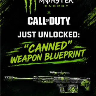 Call of Duty MW4 – COD Monster Canned Weapon Blueprint