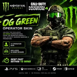 Call of Duty MW4 – COD Monster OG Green Operator