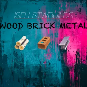 25K EA Wood brick metal