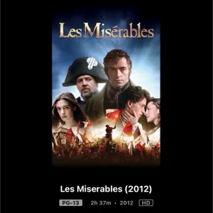 Les miserables- HD on Ma