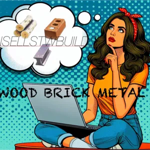 25K EA WOOD BRICK METAL