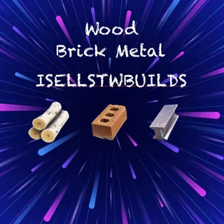 20K EA WOOD BRICK METAL