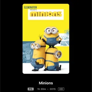 Minion- HD on Movies anywhere 