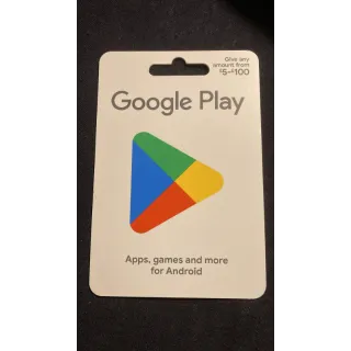 £10 Google Play Gift card